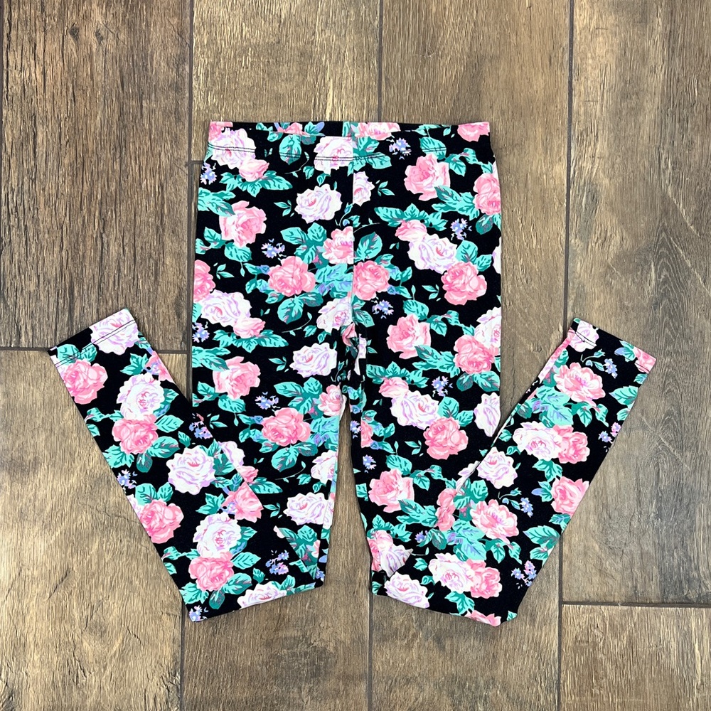 Forever 21 Floral Leggings - Large